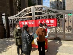 巾帼行动︱市妇联爱粮节粮宣传进社区